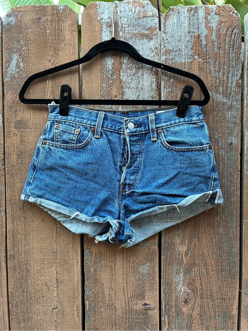 Levi's Vintage Blue Denim Cutoff Shorts